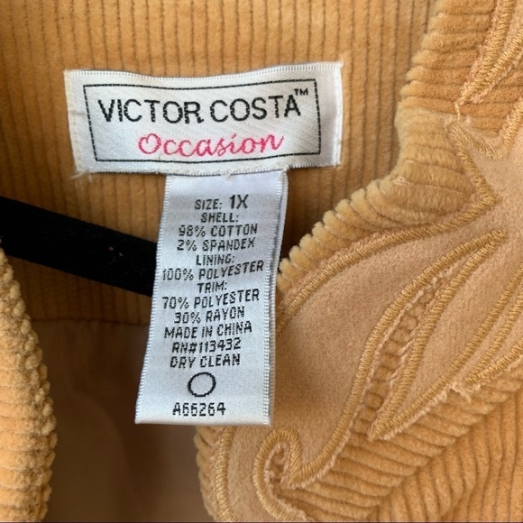 Victor Costa Occasion Jacket Women’s Size 1X - Picture 4 of 4